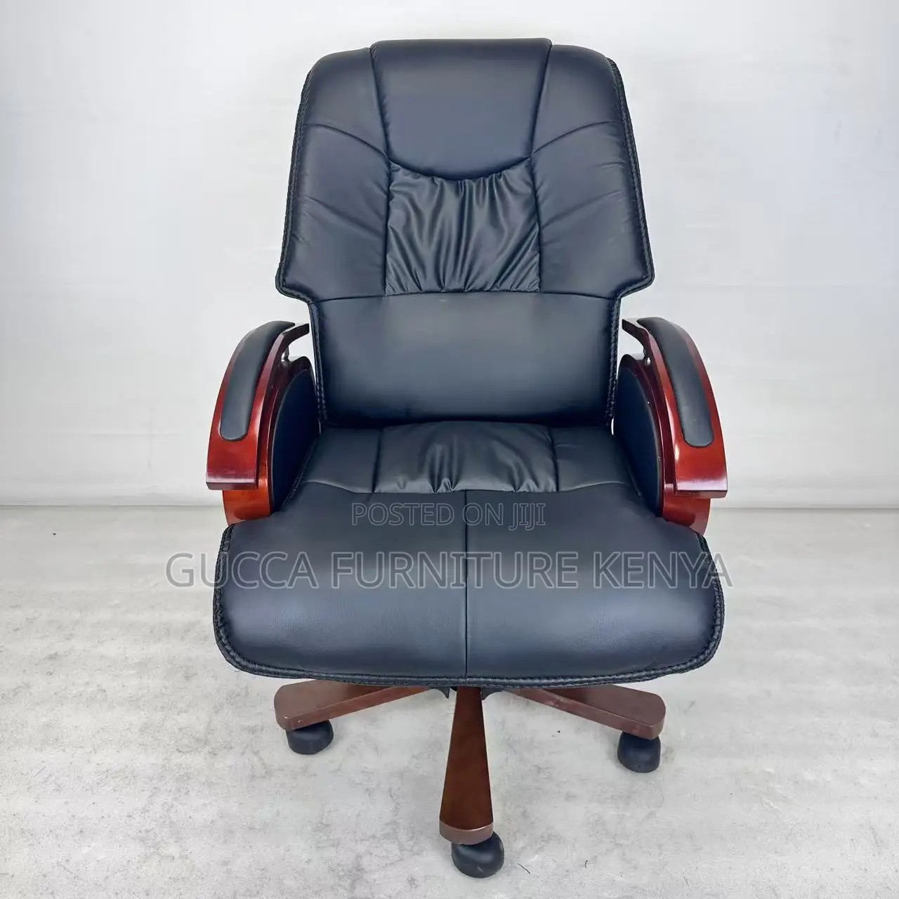 Leather Swivel Reclining Director's Office Chair