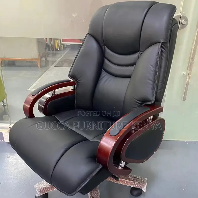 Leather Swivel Reclining Director's Office Chair