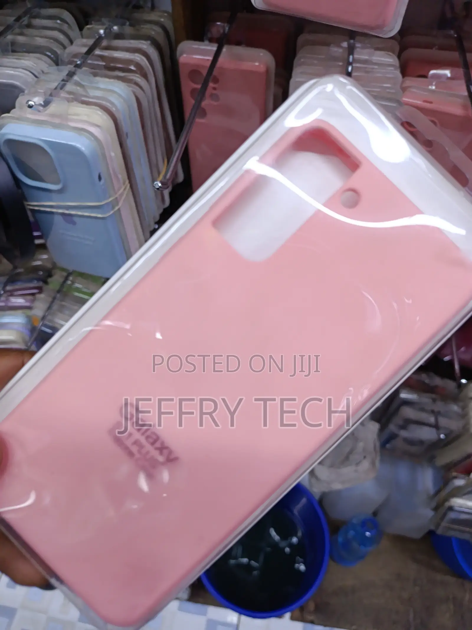 Savi Samsung Galaxy S21 Plus Liquid Silicone Case With Cloth Lining
