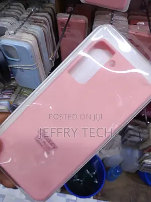 Savi Samsung Galaxy S21 Plus Liquid Silicone Case With Cloth Lining
