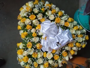 Coffin Spread/ Casket . Memorial/Burial/Wreath Flowers