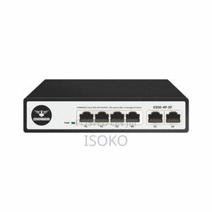 E200-4p-2fcommando Scout E200 4fe Poe/Poe+, 2fe Uplinks,