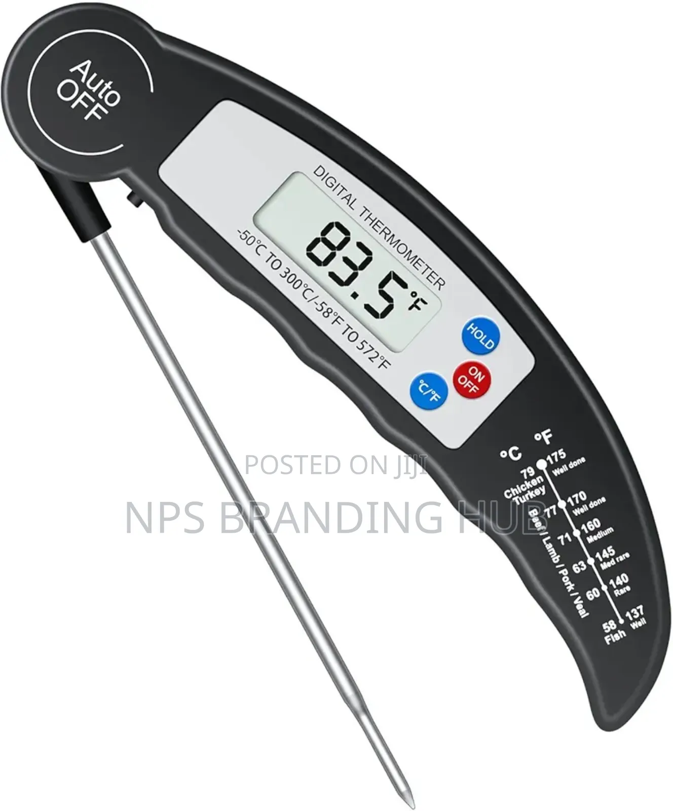 Food/Bbq Thermometer Measuring Range-50°C -300°C D.P