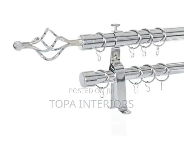 Adjustable Silver Curtain Rods Silver Window Curtain Rods