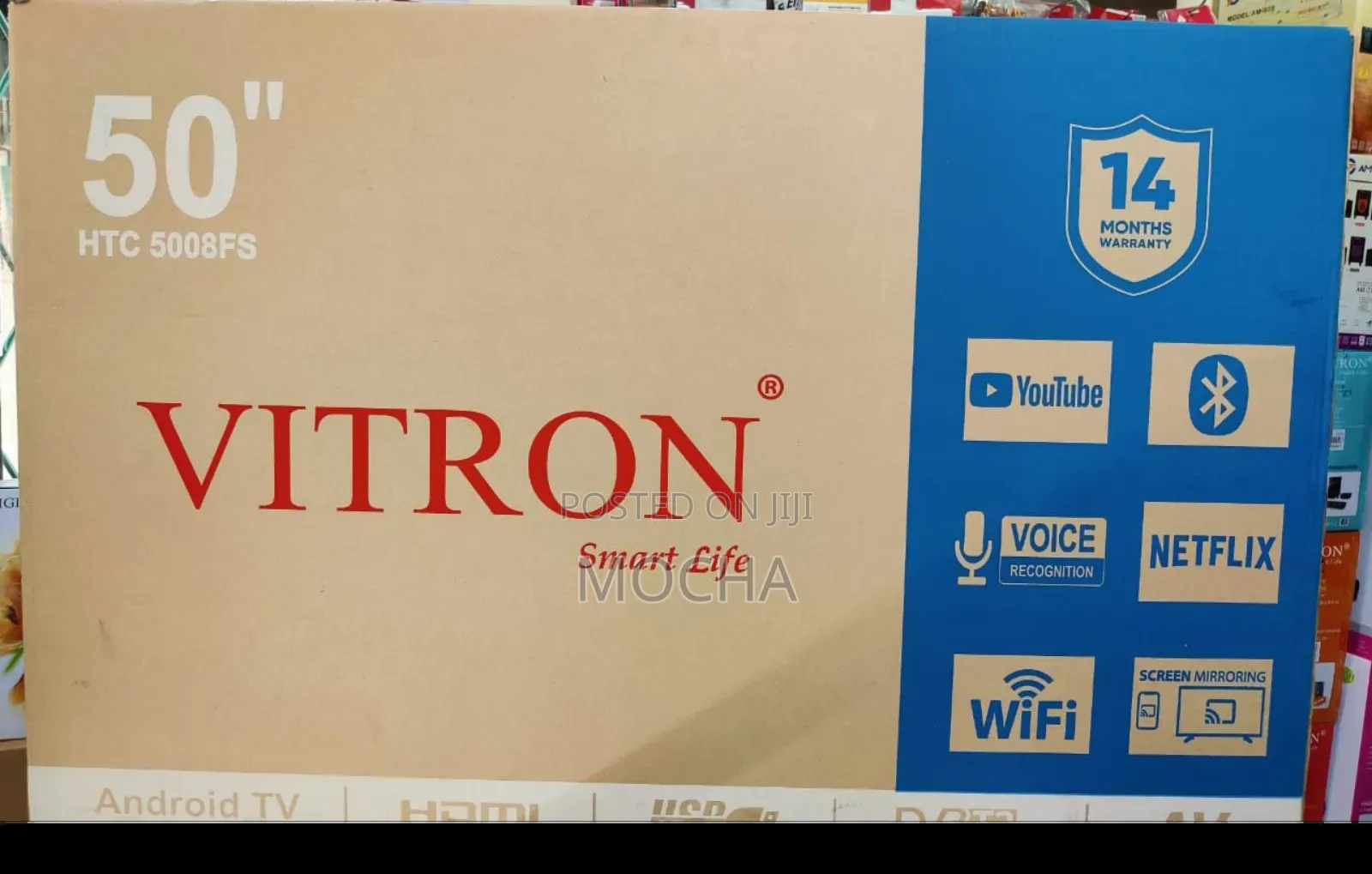Vitron 50 Inches Smart Android Tv