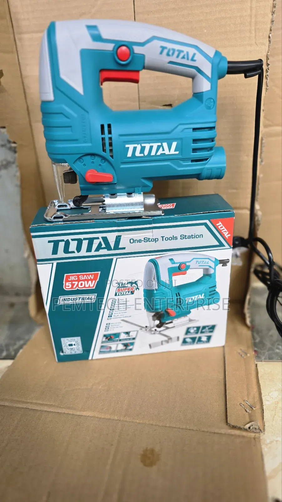 Total Brand Industrial Jig Saw, Model Ts206656,