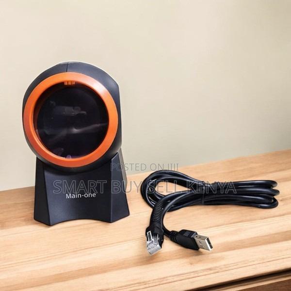 Supports 1d And 2d Barcodes Desktop Table Mount Barcode Scanner Reader
