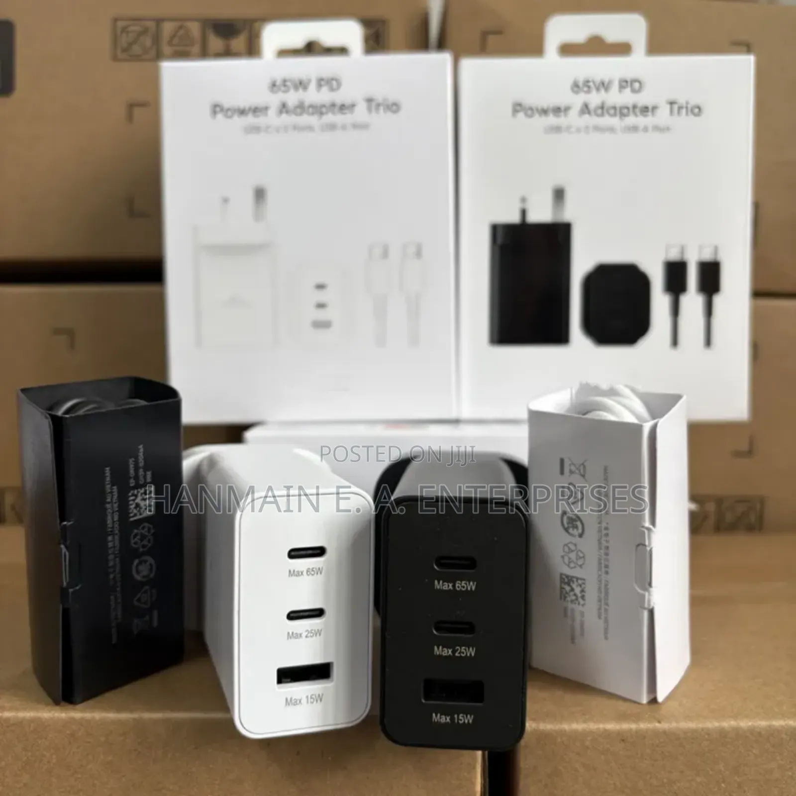 65watts Samsung Trio Fast Original Charger With 2metre Cable