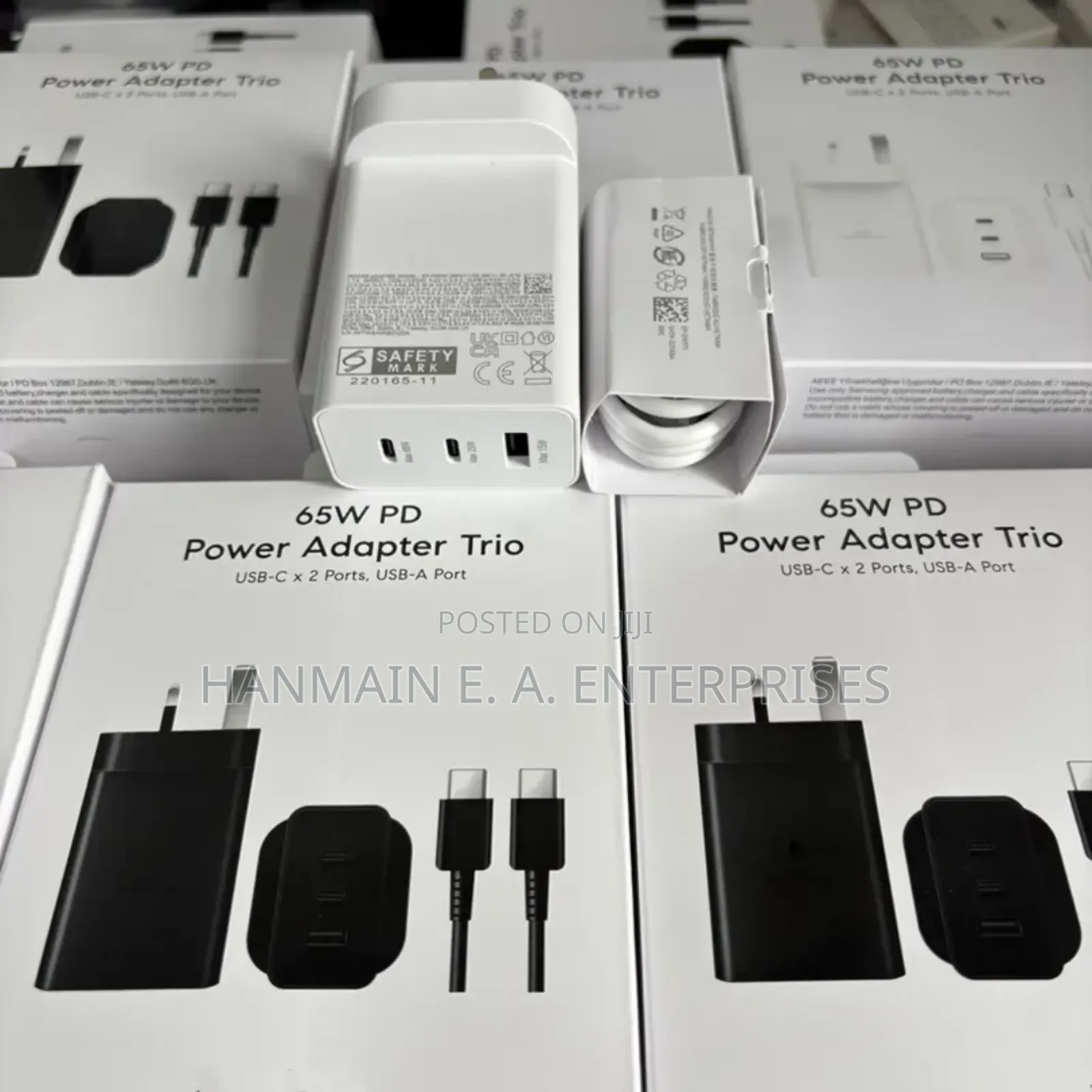 65watts Samsung Trio Fast Original Charger With 2metre Cable