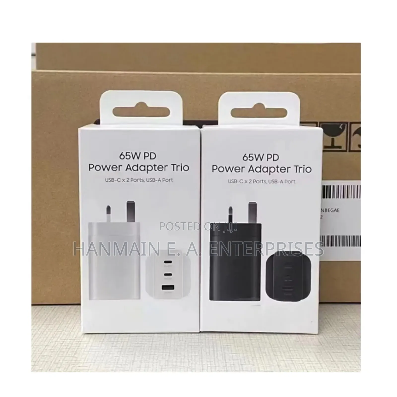 65watts Samsung Trio Fast Original Charger With 2metre Cable