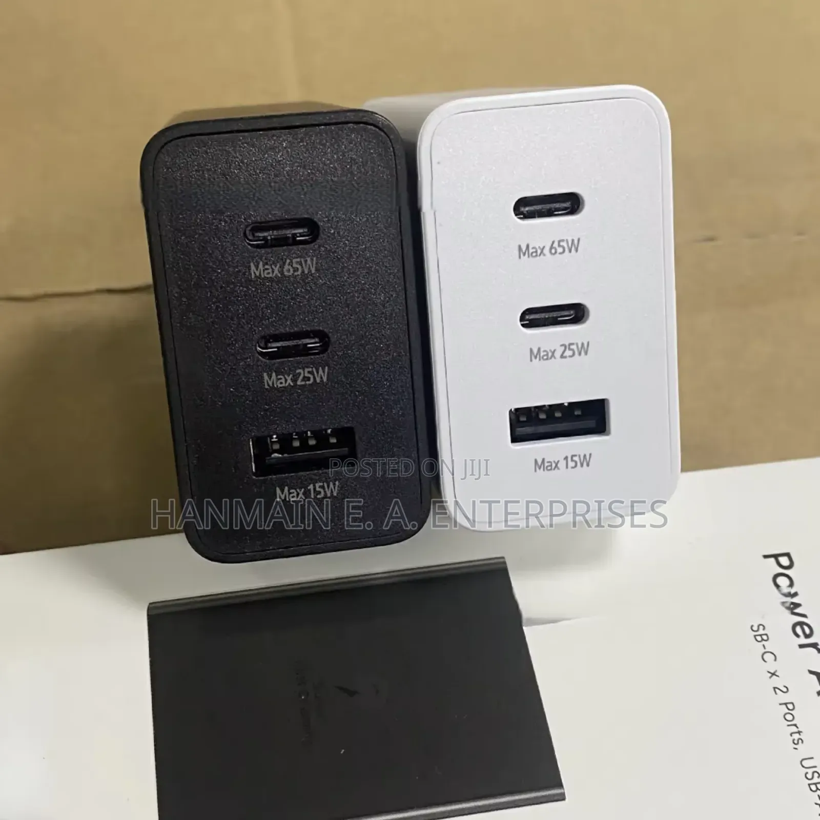 65watts Samsung Trio Fast Original Charger With 2metre Cable