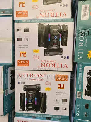 Vitron v-635 3.1ch 10000w Hi-Fi Sub-Woofer Fm/Bt/Sd/Usb