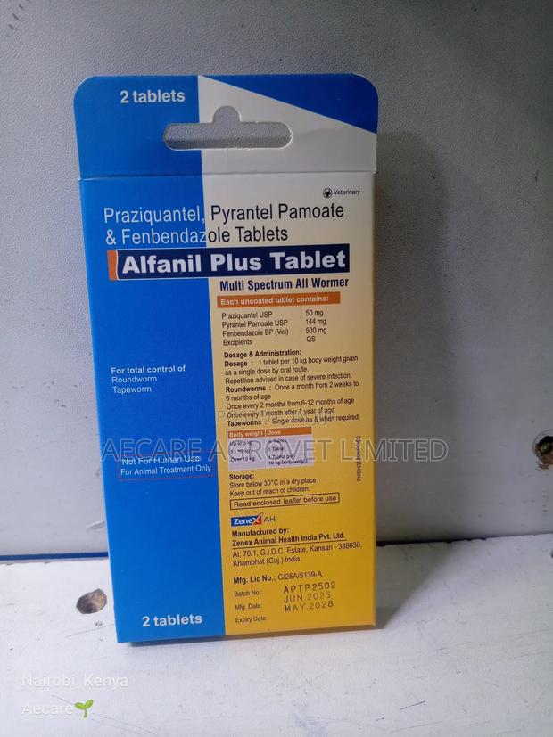 Alfanil Plus Tablet 2tablets Pet Dewormer - thumbnail 5