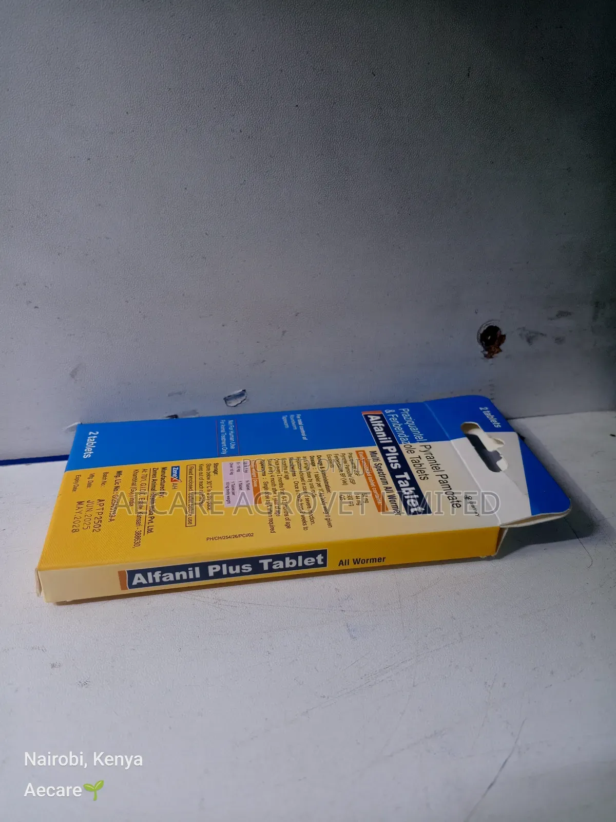 Alfanil Plus Tablet 2tablets Pet Dewormer