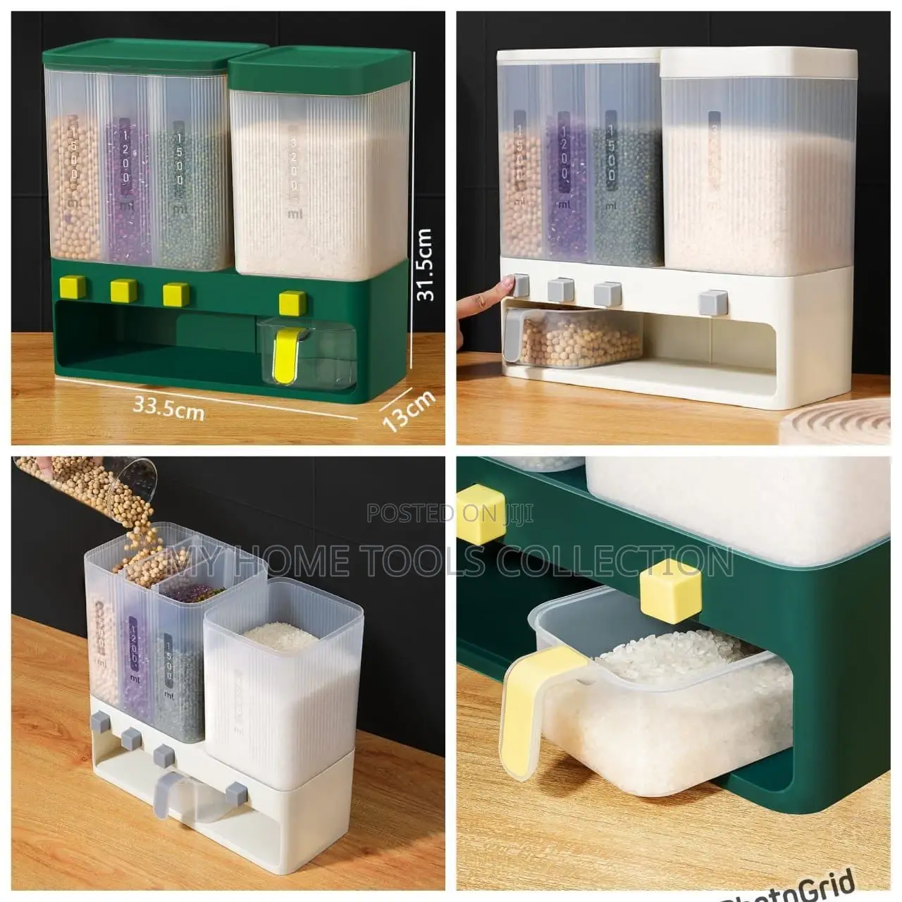 4 Compartment Cereals Dispenser With Delivery Across the Country