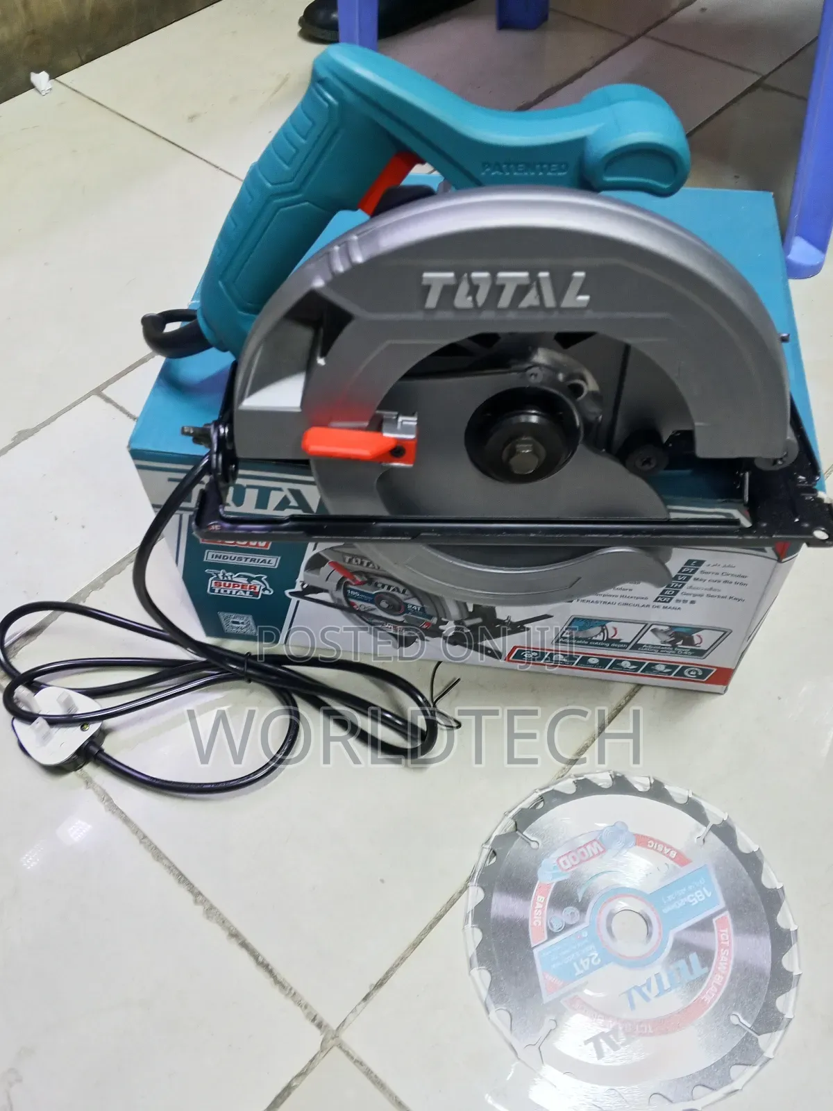 Total 7" Electric Circular Saw/1400watts Electric Circular