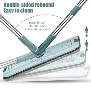 Flat Hands Free Vertex Mop With 2 Mop Pads Cs
