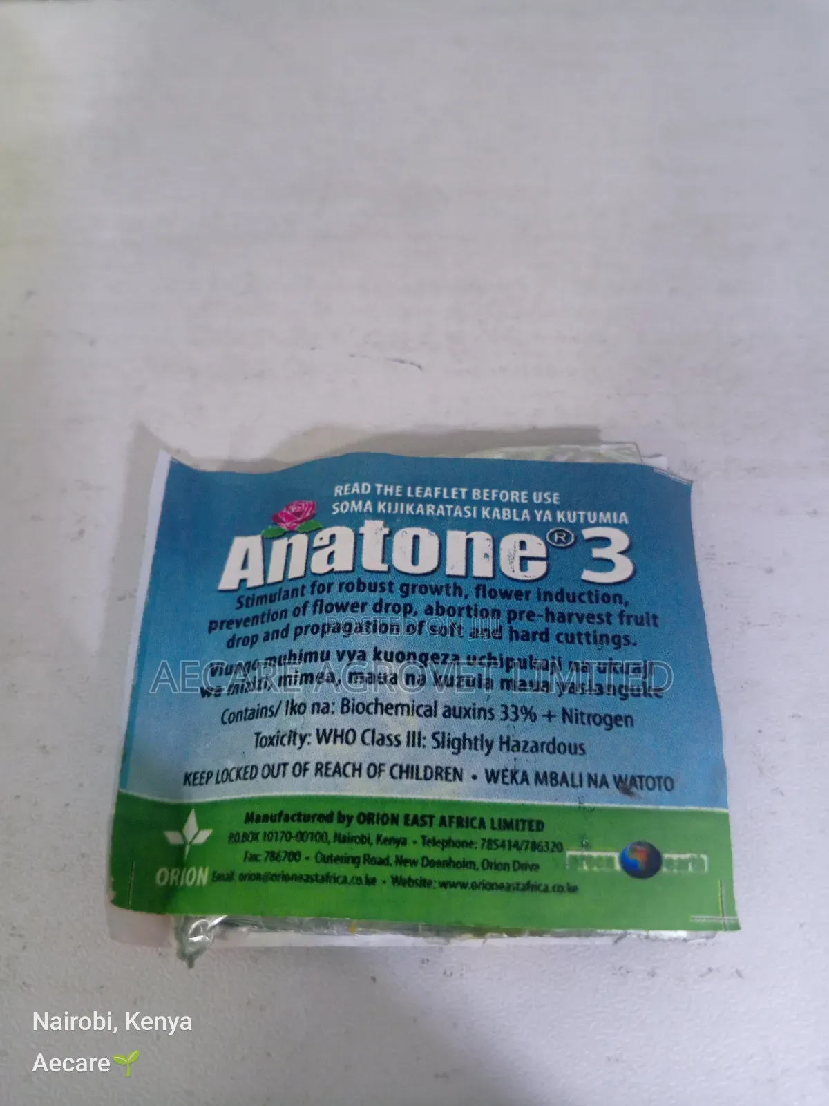 Anatone 3 Fertilizer Stimulant 3 Grams