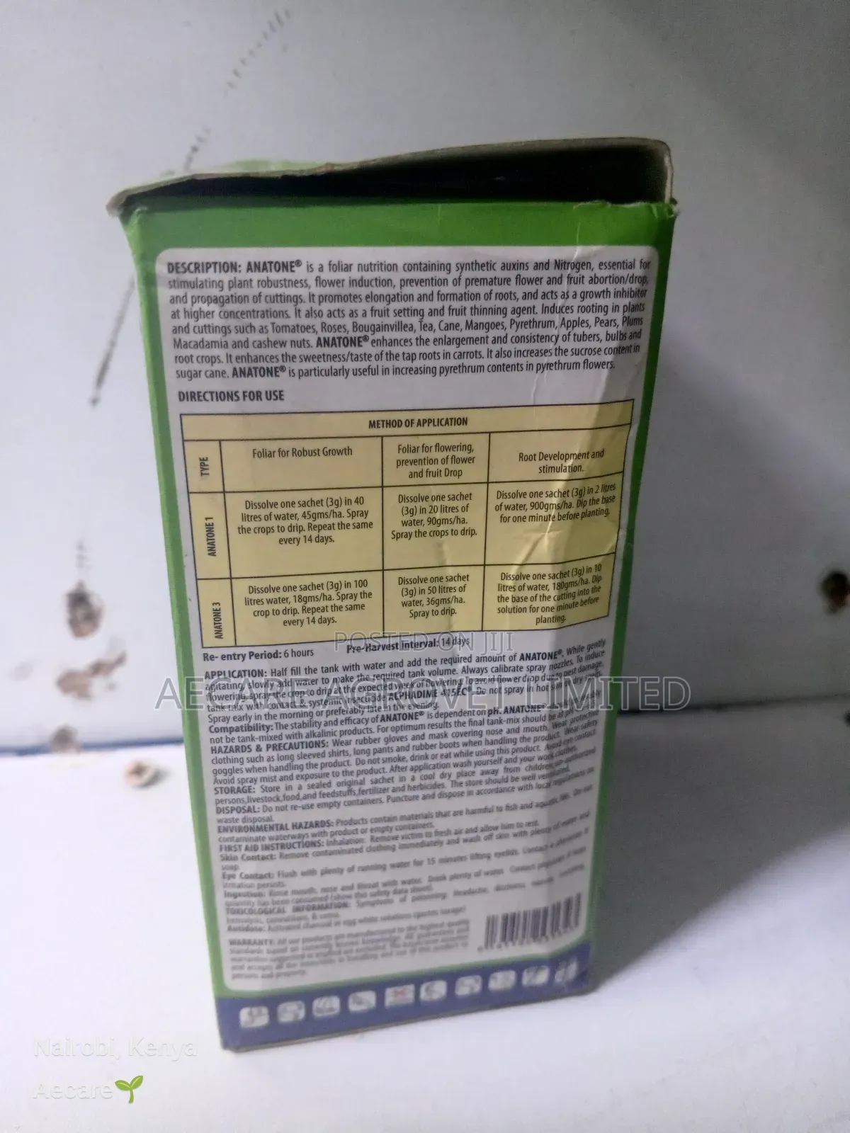 Anatone 3 Fertilizer Stimulant 3 Grams