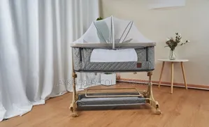 3-in-1 Baby Bassinet – Safe Co-sleeper Rocking Crib