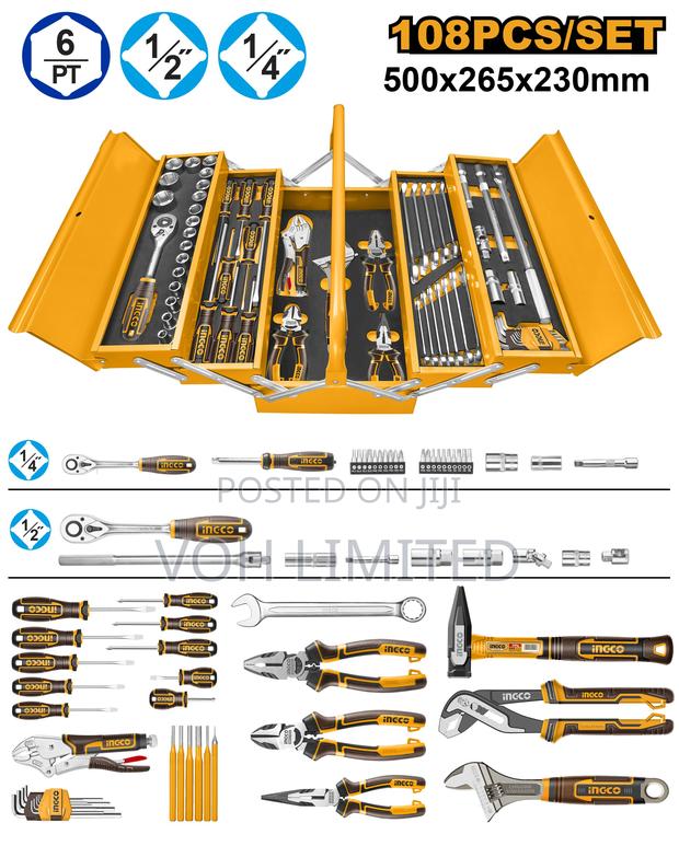 Ingco Htcs151081 108 PCS Tool Chest Set