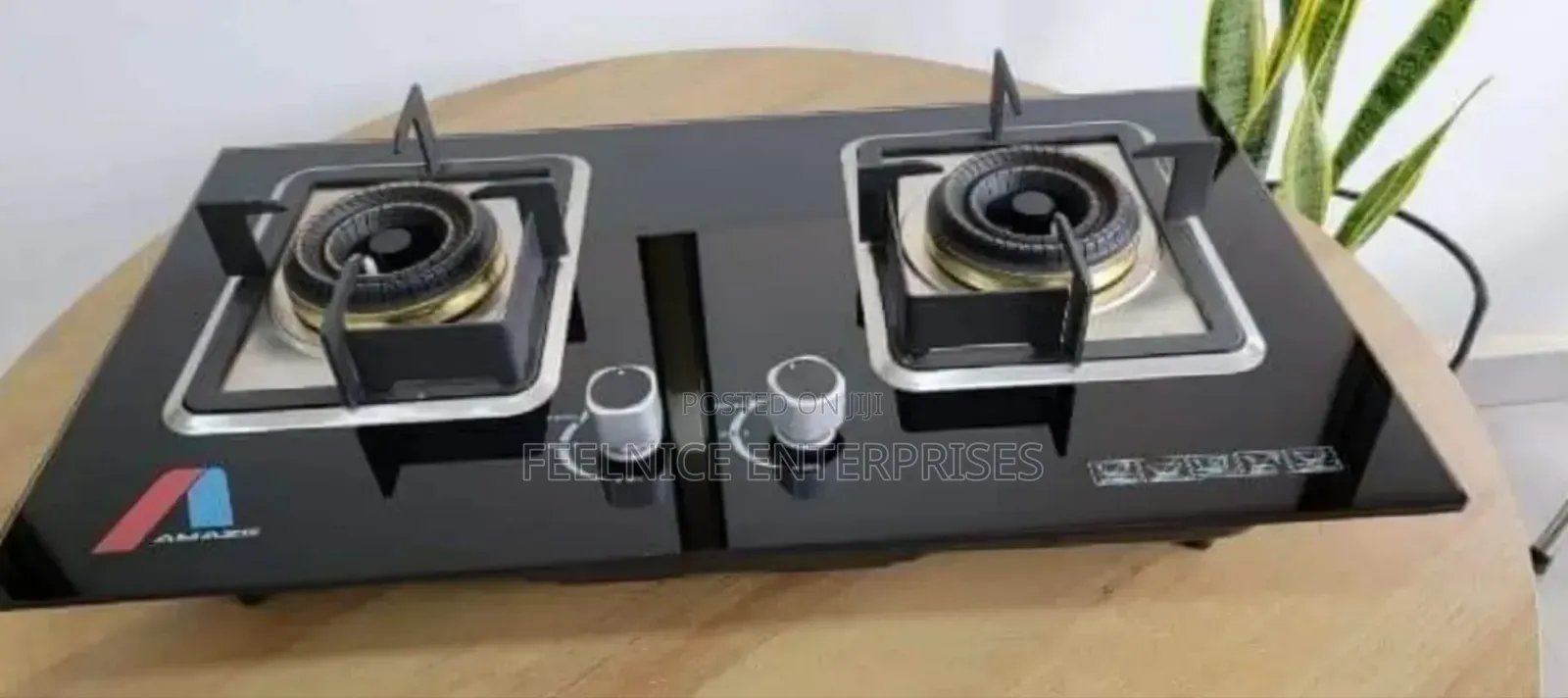2 Burner Amaze Glass Inbuilt Hob Cooker