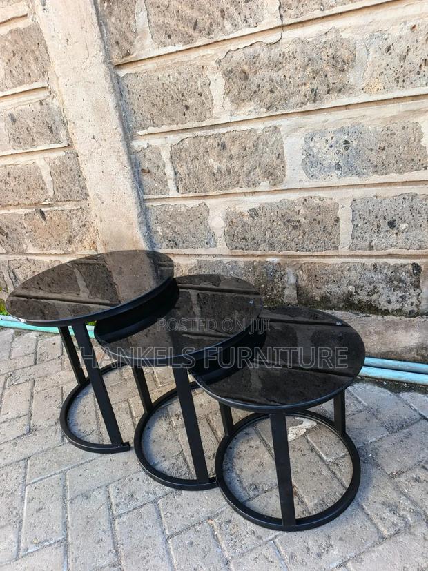 Black Nesting Stools - 3 in 1 - main view