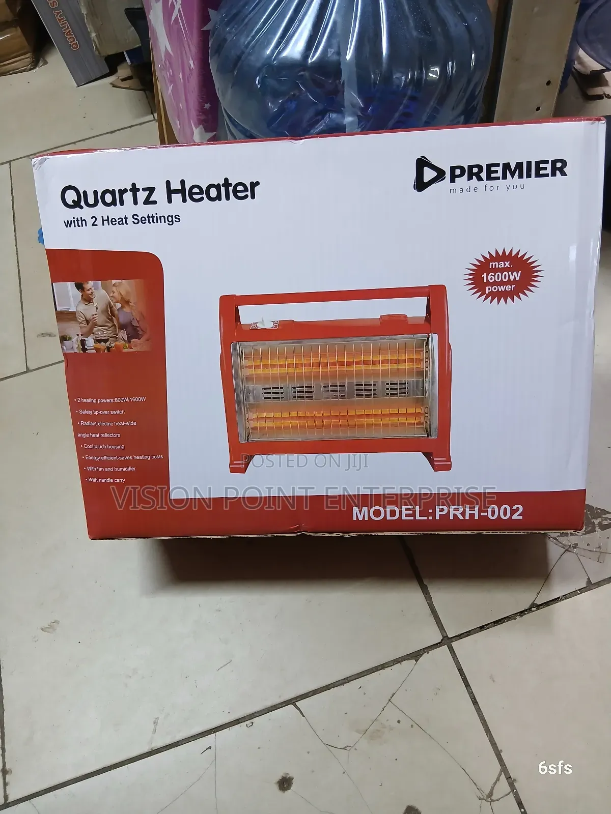 Room Heater With Fan and Humidier