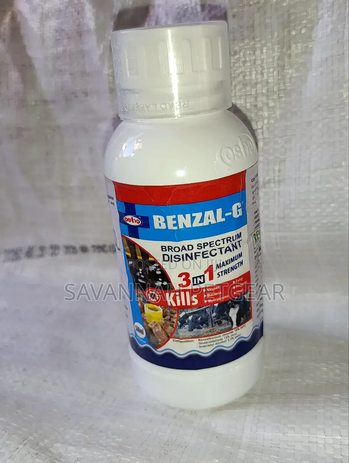 Osho Benzal-G Broad Spectrum Disinfectant 500ml