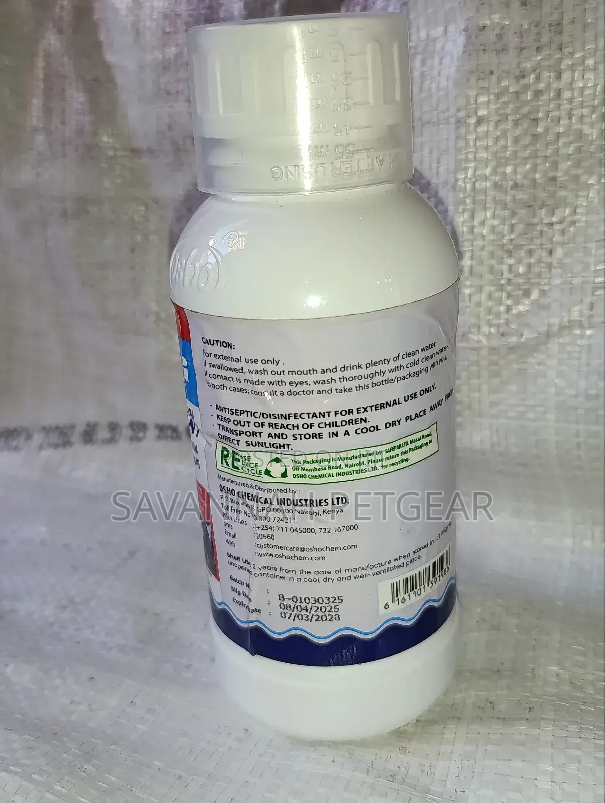 Osho Benzal-G Broad Spectrum Disinfectant 500ml