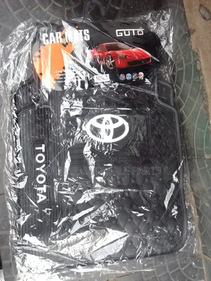 Car Floormats/Carpets Branded Toyota 5 Pieces/Seater Rubber Heavy Duty