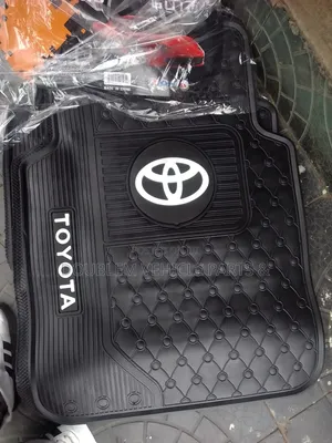 Car Floormats/Carpets Branded Toyota 5 Pieces/Seater Rubber Heavy Duty