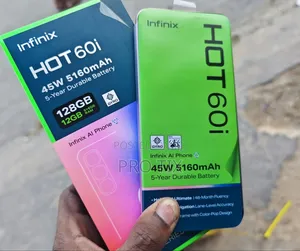 New Infinix Hot 60i 256 GB Purple
