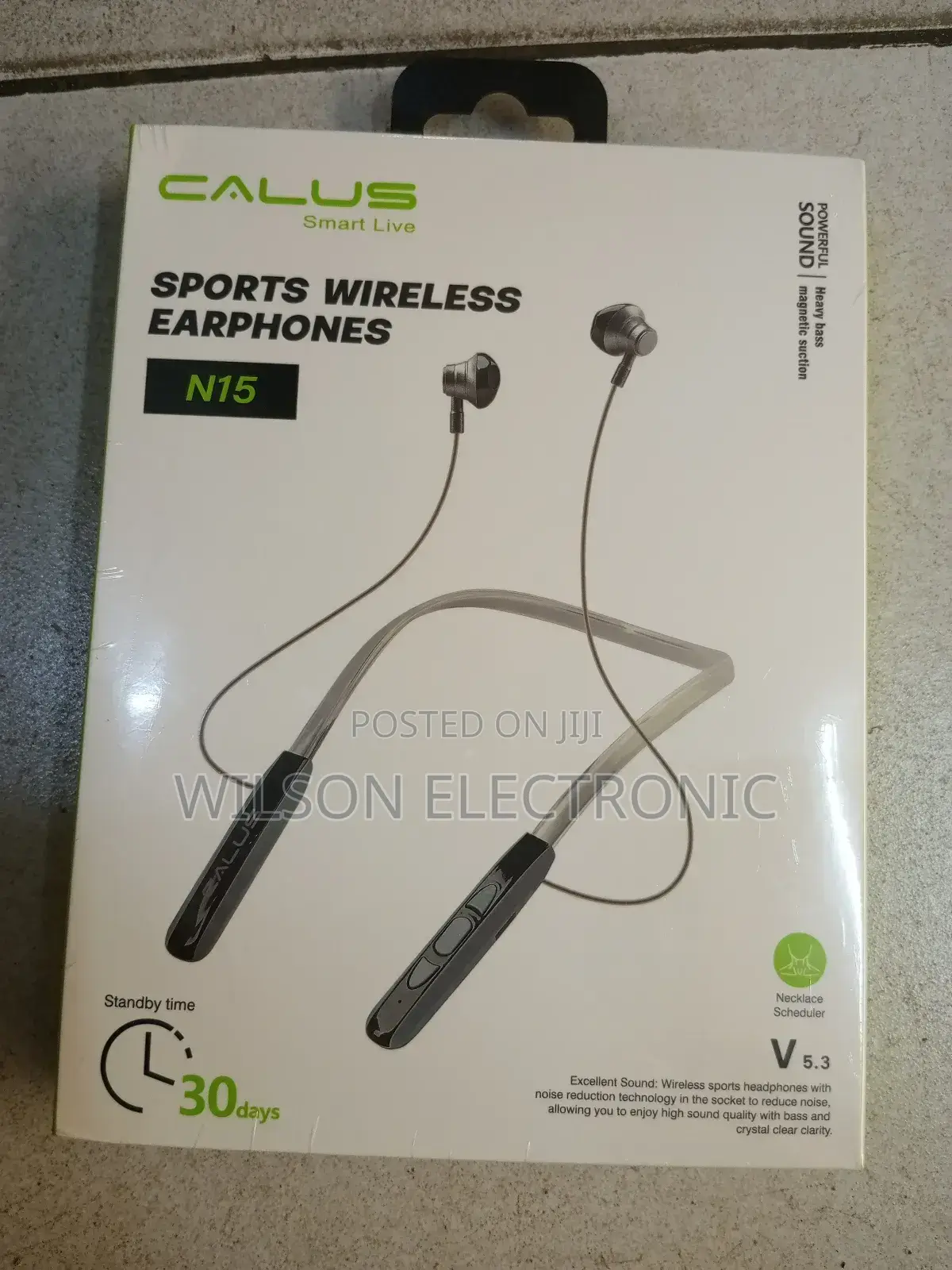 Calus Sport Wireless Neckband Earphones.