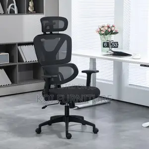 Office Chair : Vinsetto High‐Back Ergonomic Mesh Office Chair,