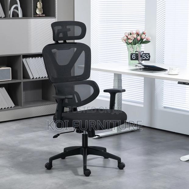 Office Chair : Vinsetto High‐Back Ergonomic Mesh Office Chair, - main view