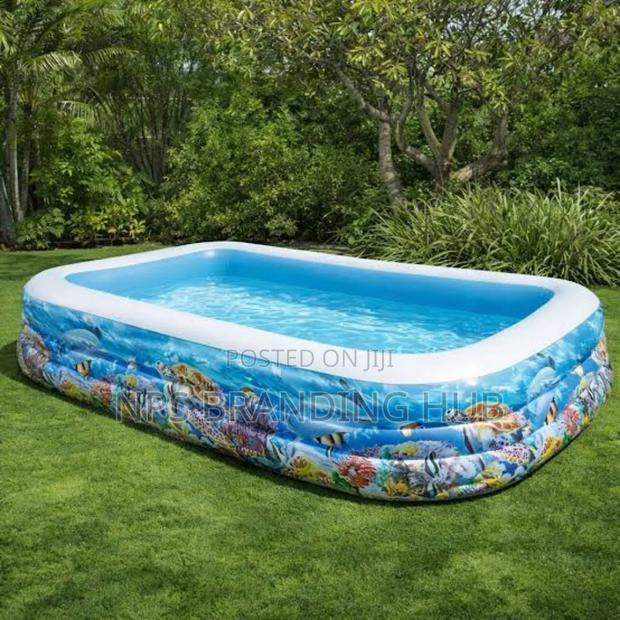 Intex Inflatable Swimming Pool With Electric Pump 305*183*56cm Cs