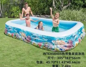Intex Inflatable Swimming Pool With Electric Pump 305*183*56cm Cs