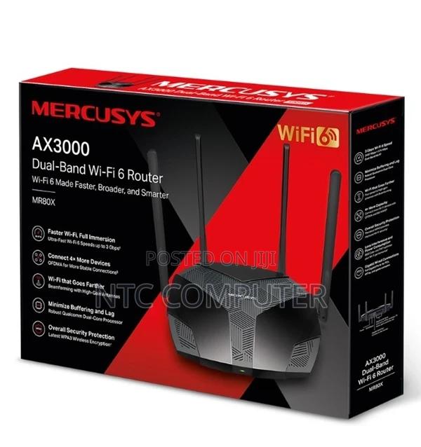 Mercusys Ax3000 Wireless Dual-Band Wi-Fi 6 Router - Tl-Mr80x