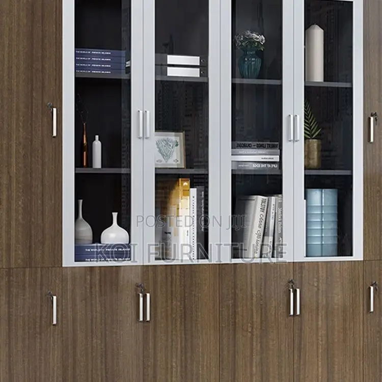 Office Cabinet : 3-Door Advanced Wooden Filing Cabinet