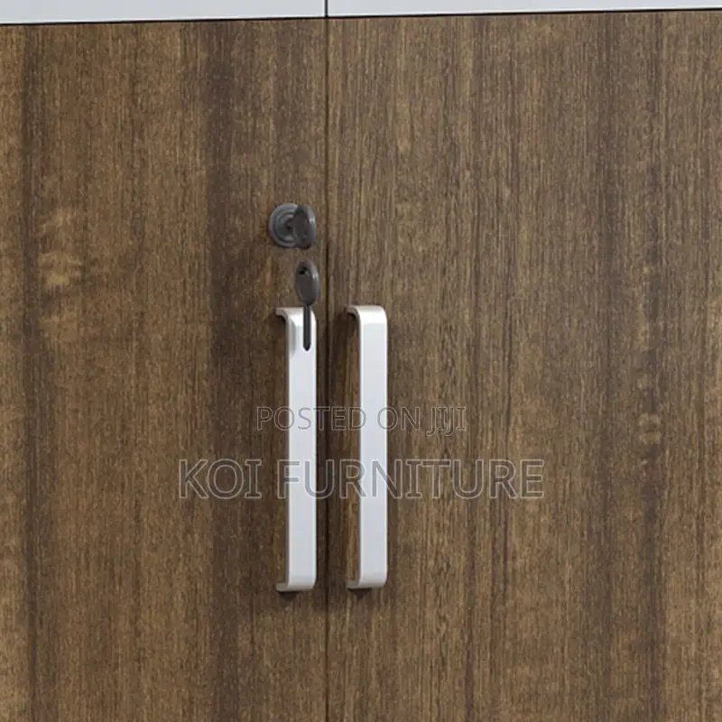 Office Cabinet : 3-Door Advanced Wooden Filing Cabinet