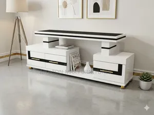 White New Design Office Tv Stand