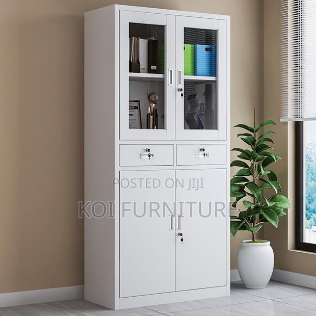 Office Cabinet : 2-Door Metallic Office Filing Cabinet - thumbnail 5