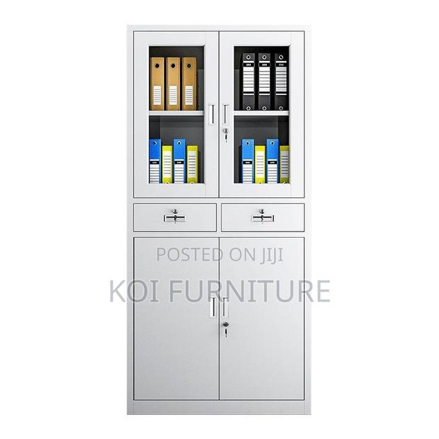 Office Cabinet : 2-Door Metallic Office Filing Cabinet - thumbnail 8