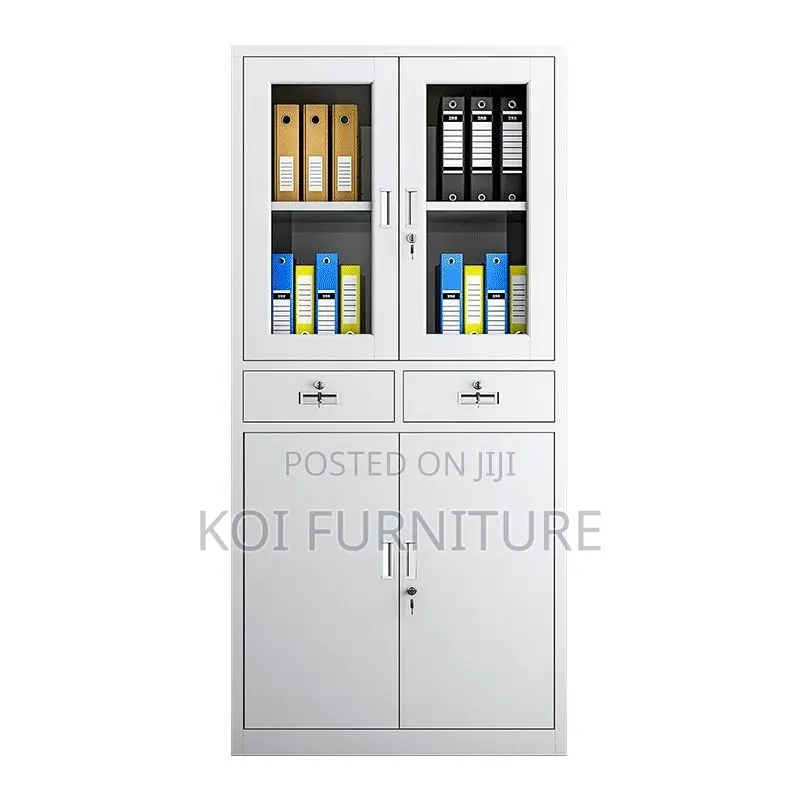 Office Cabinet : 2-Door Metallic Office Filing Cabinet