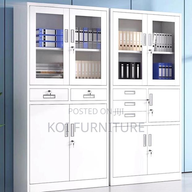 Office Cabinet : 2-Door Metallic Office Filing Cabinet - thumbnail 9
