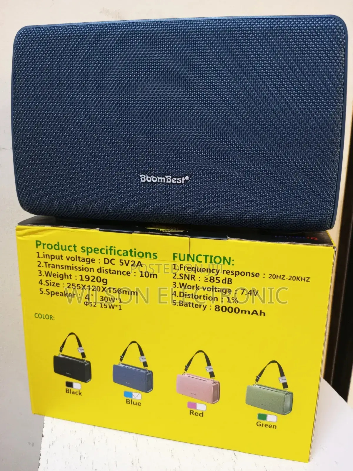 Boom Best Wireless Bass Speaker. 30w