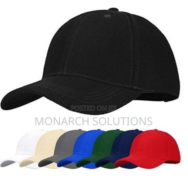 Selected Black Plain Cap. Bulk Order - main view
