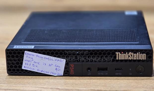 Desktop Computer Lenovo ThinkStation P330 16GB Intel Core i7 SSD 512GB - main view