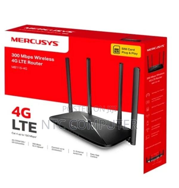 Mercusys 300 MBPS Wireless N 4g Lte Router - Tl-Mb115-4g